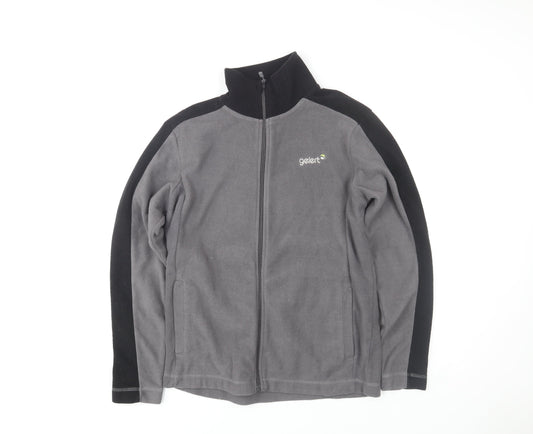 Gelert Men's Grey Fleece Jacket Size S Full Zip Outdoor Hiking