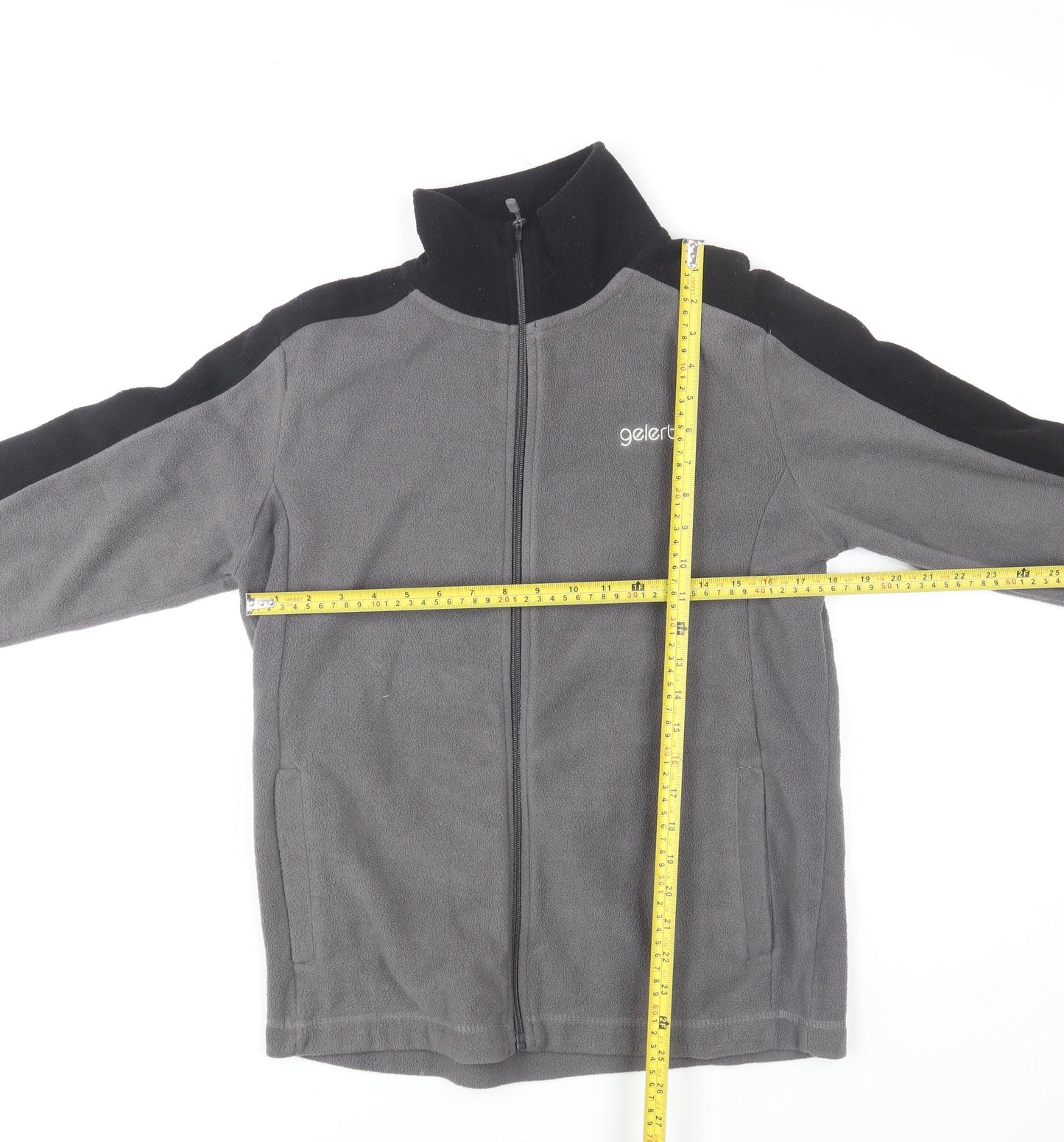 Gelert Men's Grey Fleece Jacket Size S Full Zip Outdoor Hiking