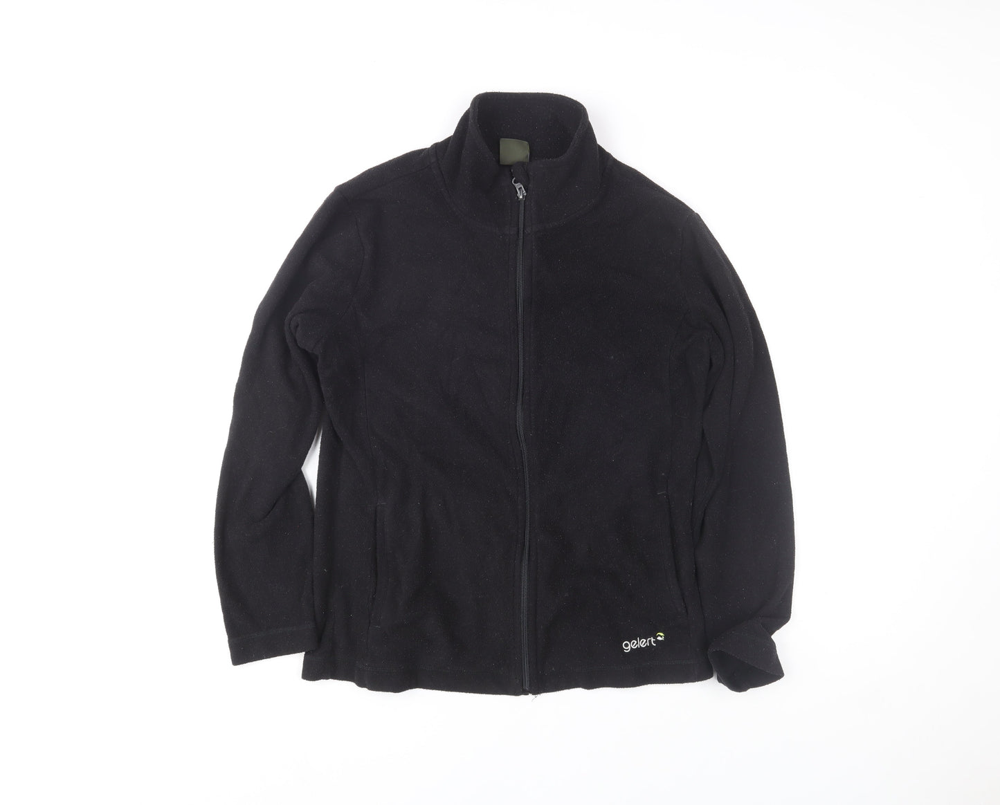 Gelert Womens Black Fleece Full Zip Basic Jacket Size 14