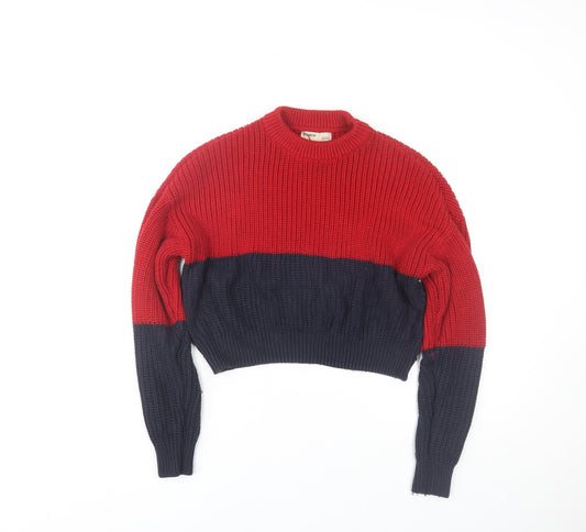 Pull&Bear Women’s Multicoloured Chunky Knit Jumper Size S