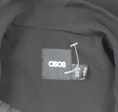 Additional view of ASOS Women's Black Slim Fit Single-Breasted Blazer, size 10