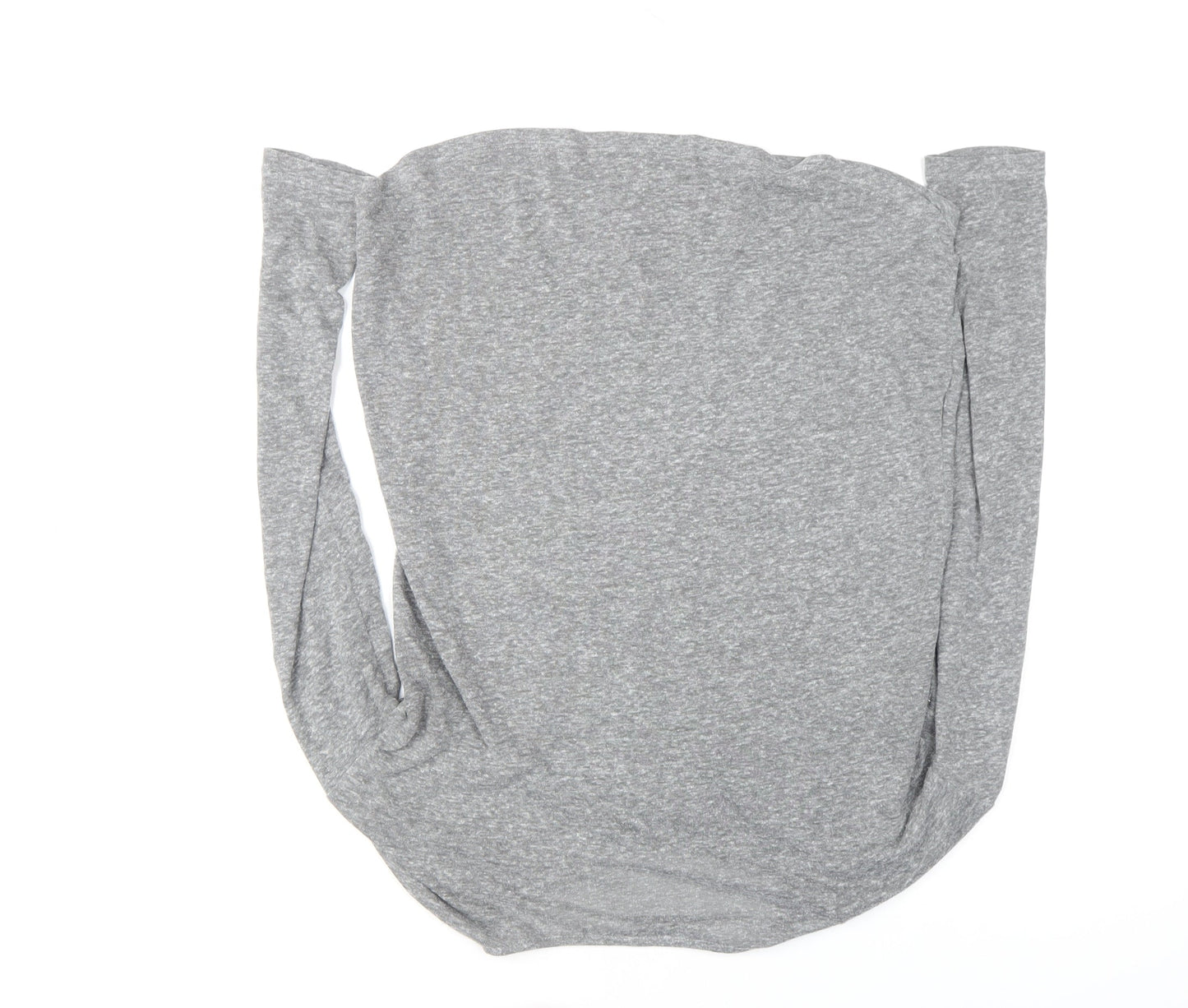 Marks and Spencer Per Una Women's Grey Beaded Butterfly Long Sleeve T-Shirt Size 12