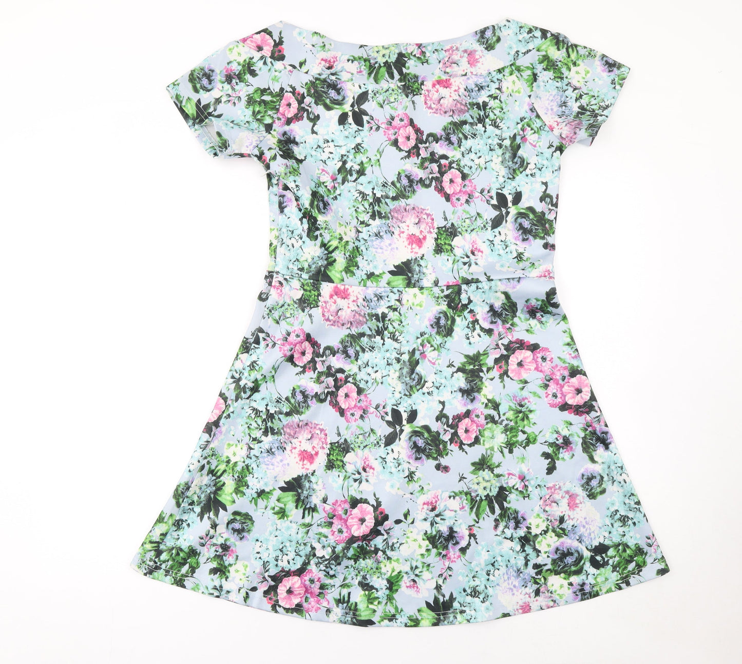 Style London Women's Multicoloured Floral Fit & Flare Dress M