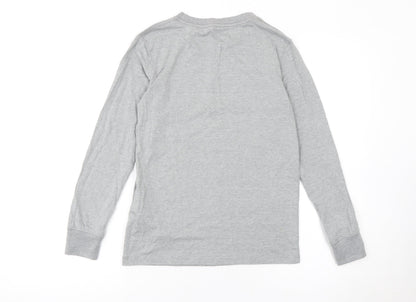 Levi's Boys Grey Long Sleeve Logo T-Shirt Size 14 Years
