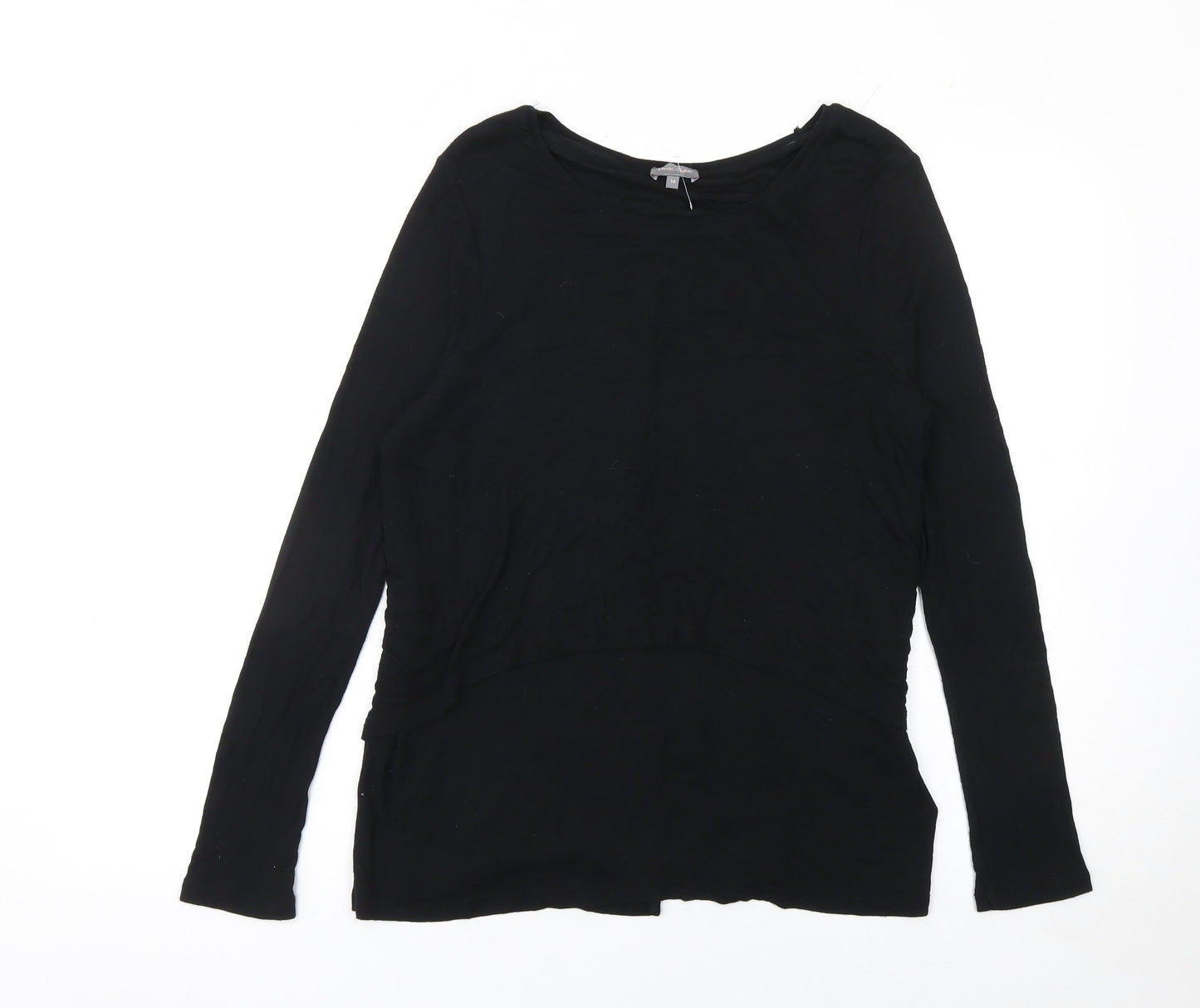 Phase Eight Women Black Size 14 Long Sleeve Pullover Jumper