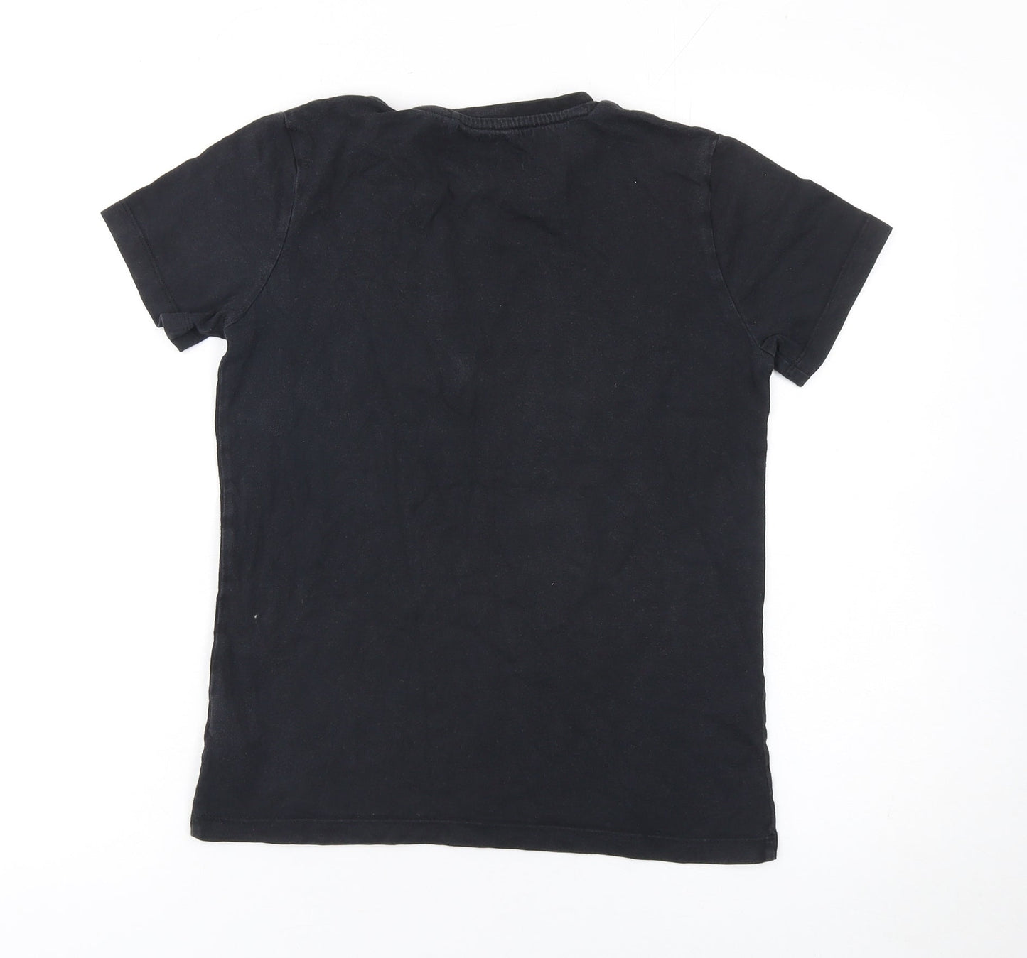 Next Boys Black Gamer Graphic T-Shirt 10 Years Cotton Short Sleeve