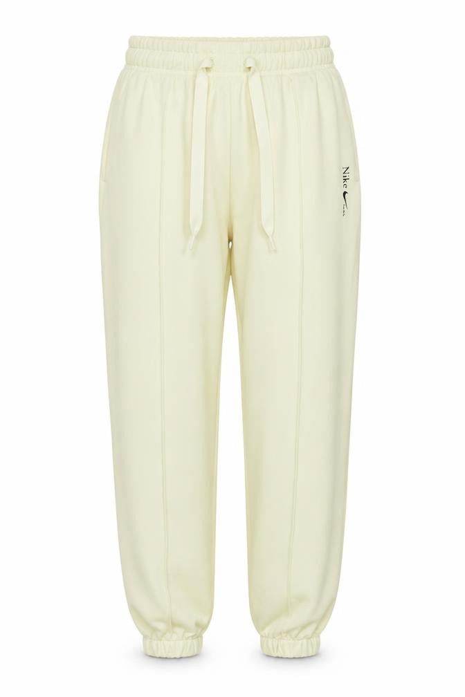 Nike Women Ivory Polyester Jogger Trousers Size S