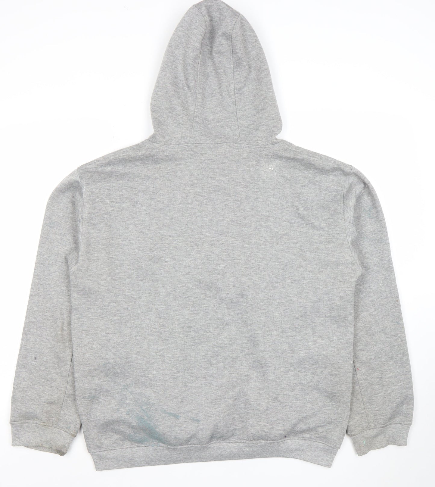 Samsousan Men's Grey Pullover Hoodie S Downunder Embroidered Sweatshirt