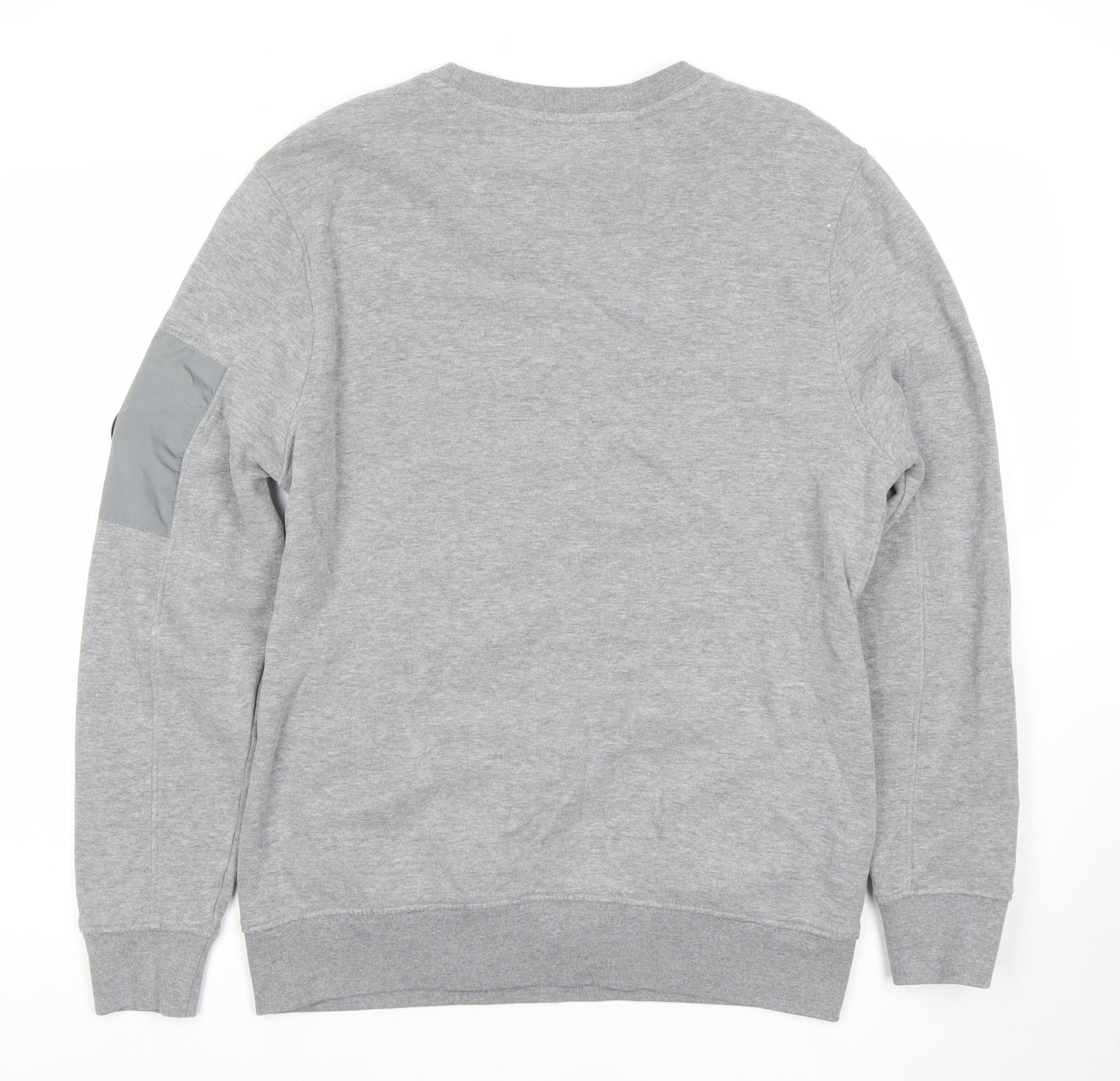 Firetrap Men’s Grey Crew Neck Pullover Sweatshirt Size L