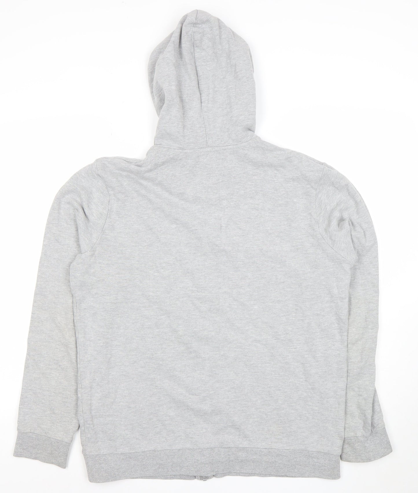 Topman Men's Grey Full Zip Hoodie Classic Fit Size M