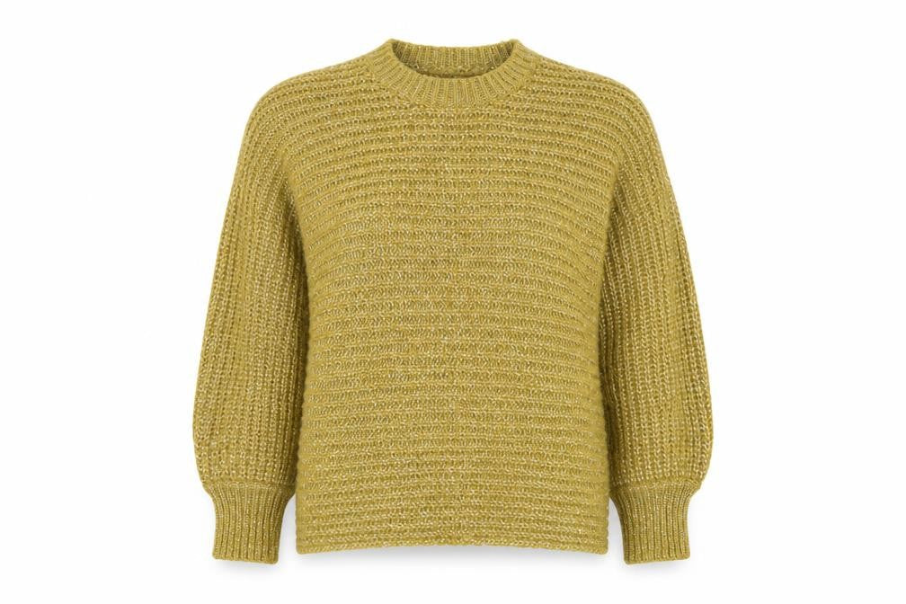 Marks & Spencer Per Una Womens Green Size 12 Chunky Knit Jumper