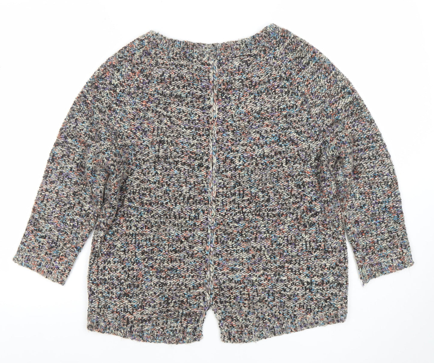 Marks and Spencer Women’s Multicoloured Chunky Knit Cardigan Size 8