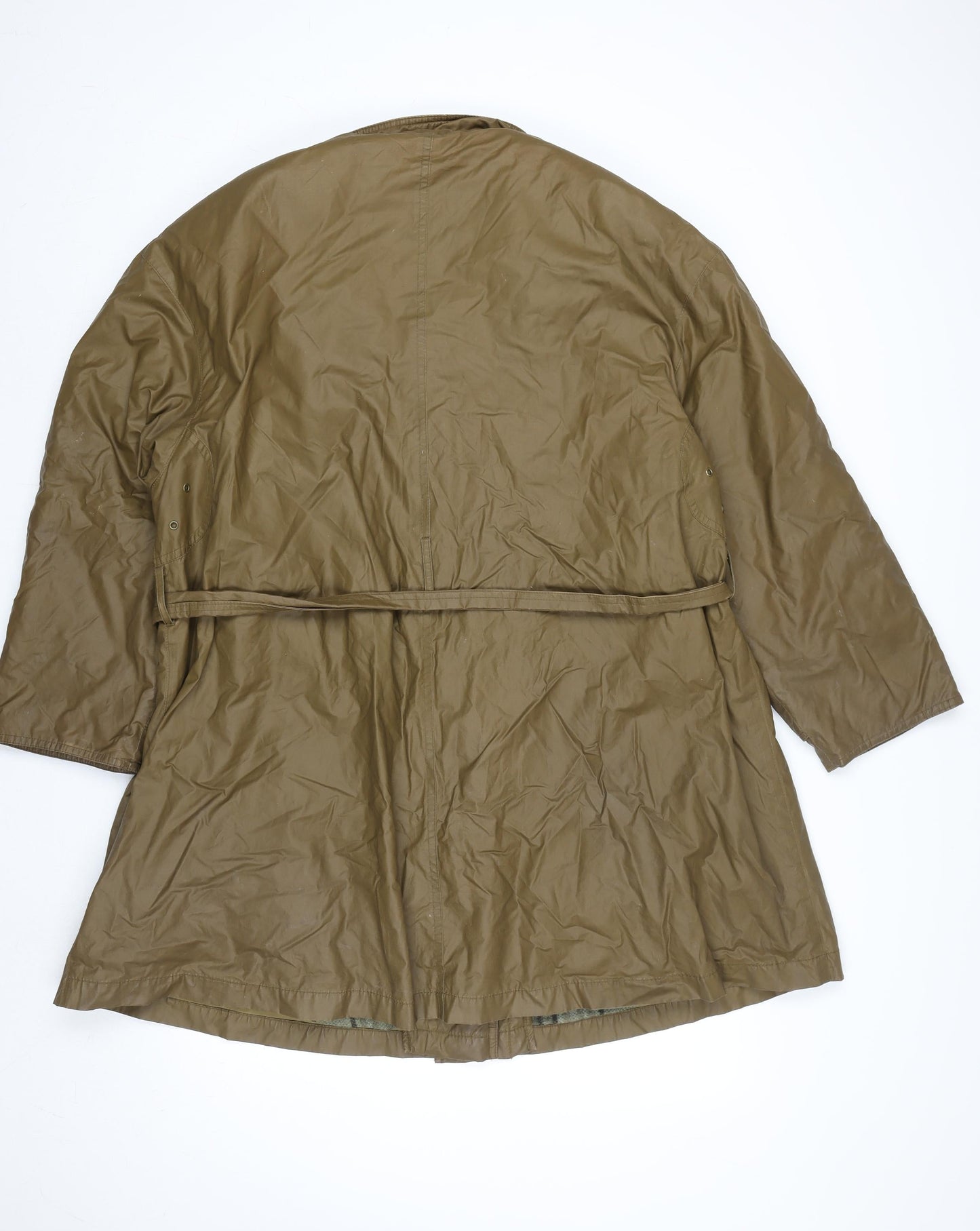 Four Seasons of London Men's Brown M Belted Waterproof Rain Coat