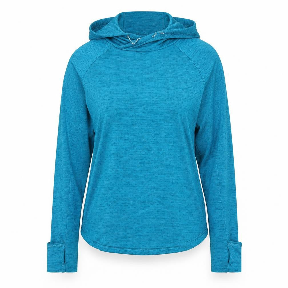 Dunnes Women Blue Hooded Pullover Sweatshirt Size 12
