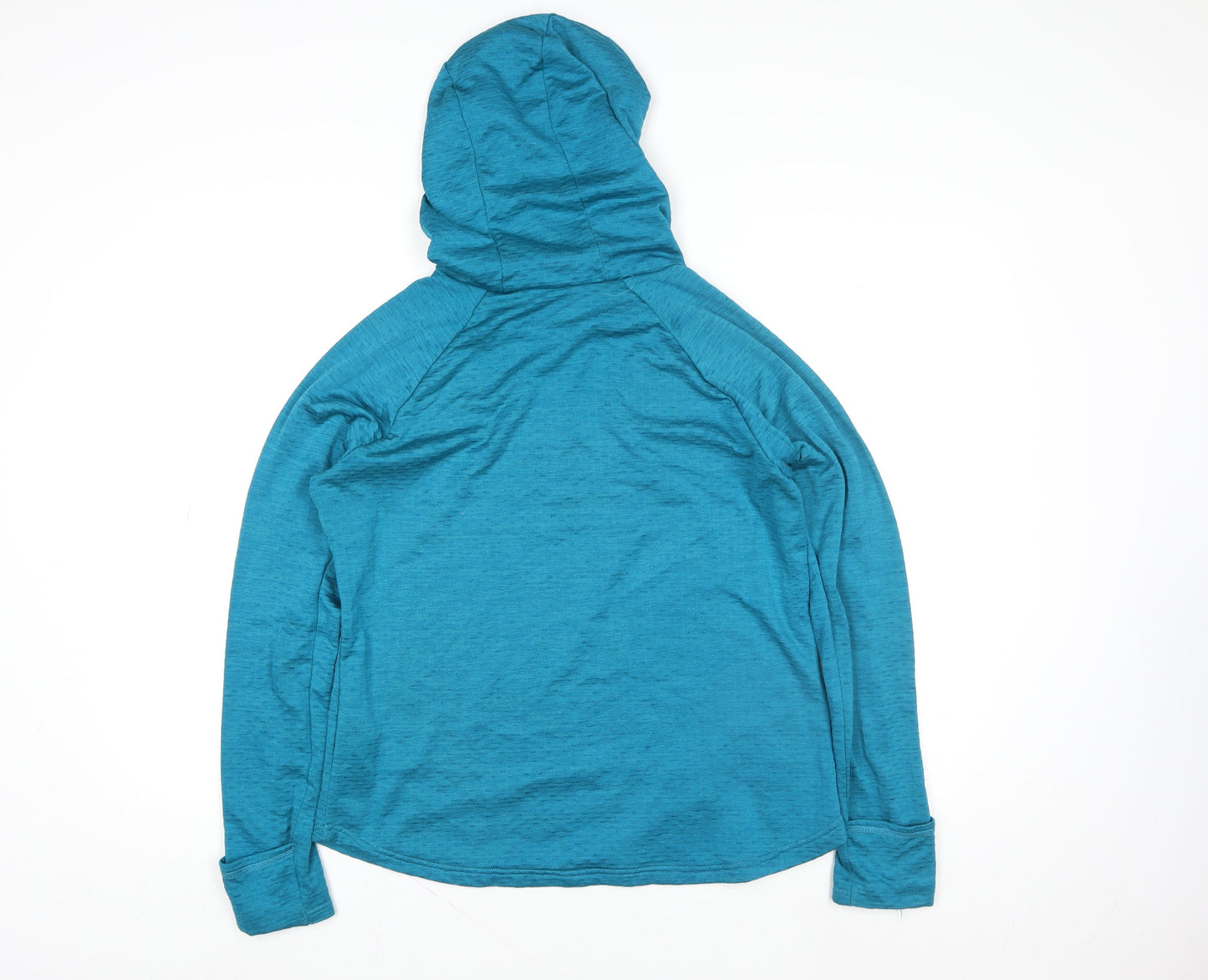 Dunnes Stores Women Blue Hooded Pullover Sweatshirt Size 12