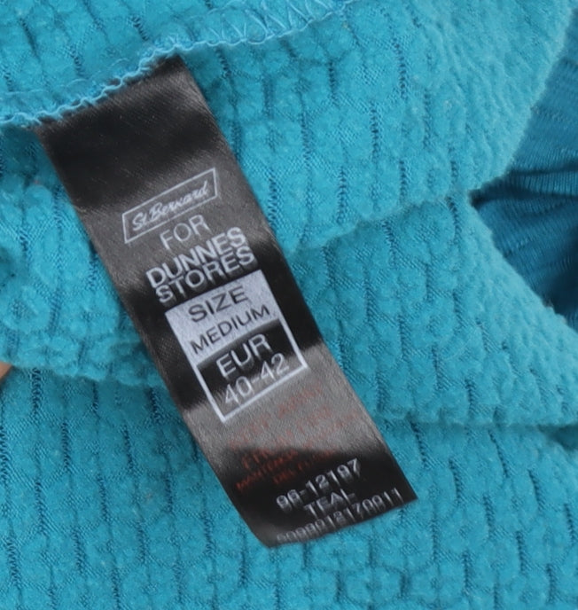 Dunnes Stores Women Blue Hooded Pullover Sweatshirt Size 12
