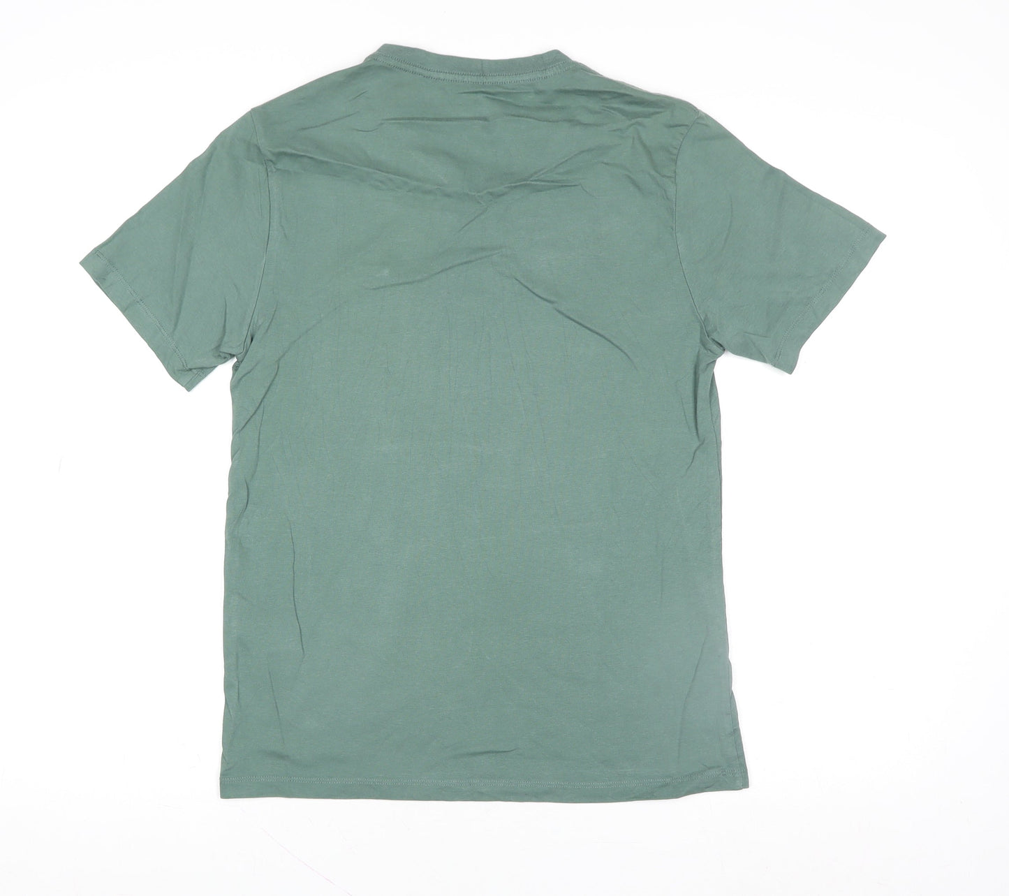 Levi's Men's Green V-Neck Cotton Short Sleeve T-Shirt Size S