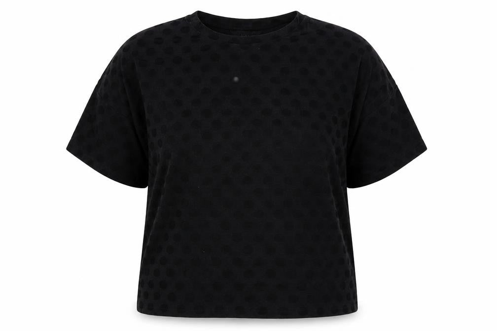Next Womens Black Polka Dot Short Sleeve T-Shirt Size 16