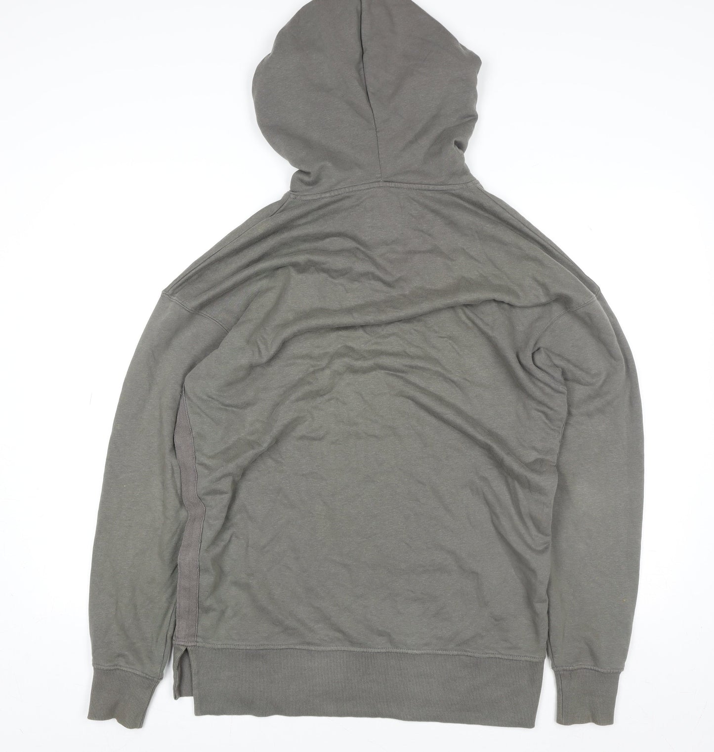 New Look Men Grey Pullover Hoodie Small Regular Fit