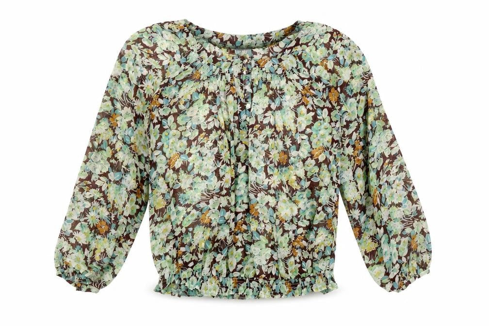 Wallis Women’s Multicoloured Floral Chiffon Tunic Blouse M