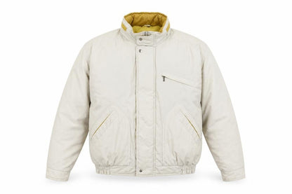 Greenwoods Mens Beige L Bomber Jacket Polyester Lined Full Zip