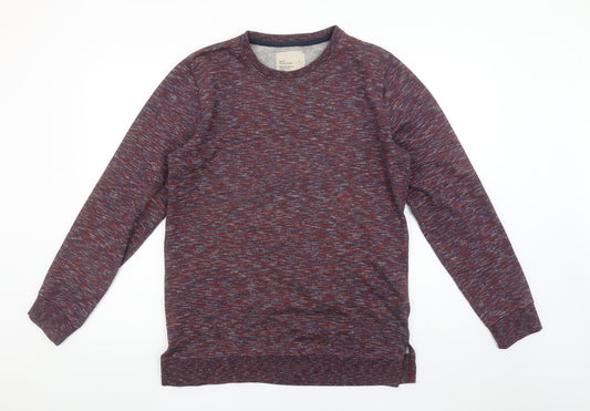 Revolution Mens Multicoloured Knit Crew Neck Sweatshirt M
