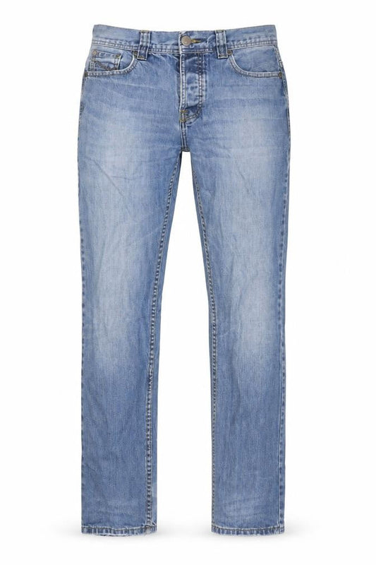 Firetrap Men’s Blue 30R Straight Fit Denim Jeans