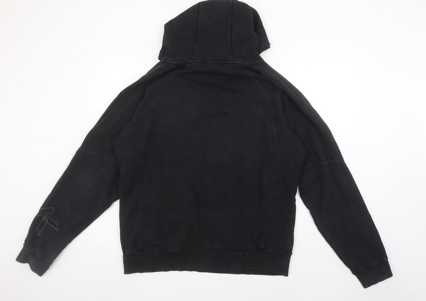 BLK Men's Black Embroidered Pullover Hoodie Size M Sports Fleece