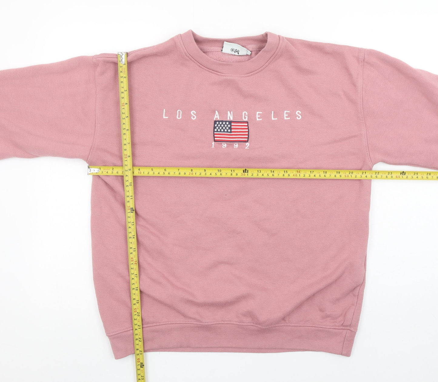 Daisy Street Womens Pink Los Angeles 1992 Sweatshirt UK 10