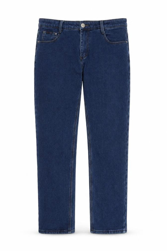LUS Jeans Men Blue Straight Fit Denim 37W 33L Casual Regular