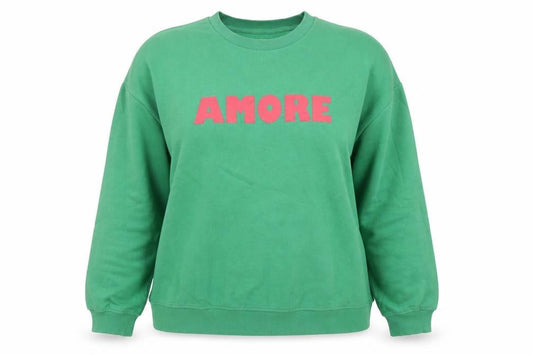 Kiabi Women Green Amore Recycled Polyester Sweatshirt XL