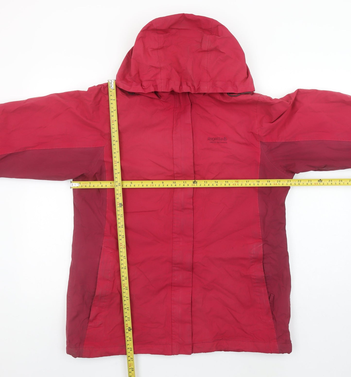Regatta Women's Red Waterproof Hooded Jacket Size 14