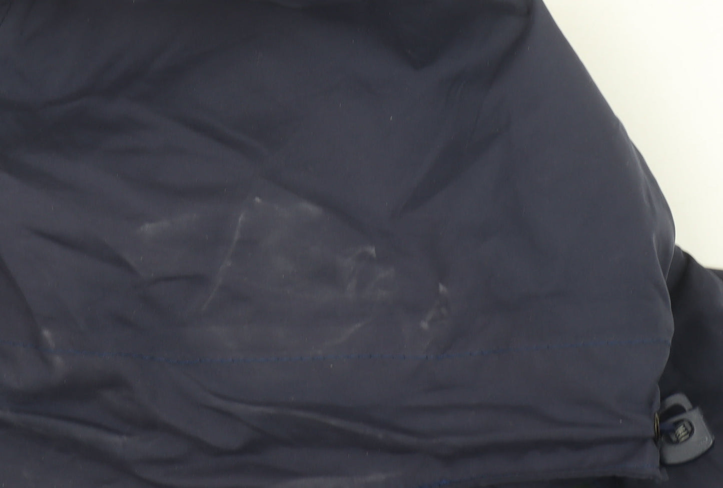Bradsport Men's Blue Hooded Parka Jacket Size S Outdoor Water Resistant