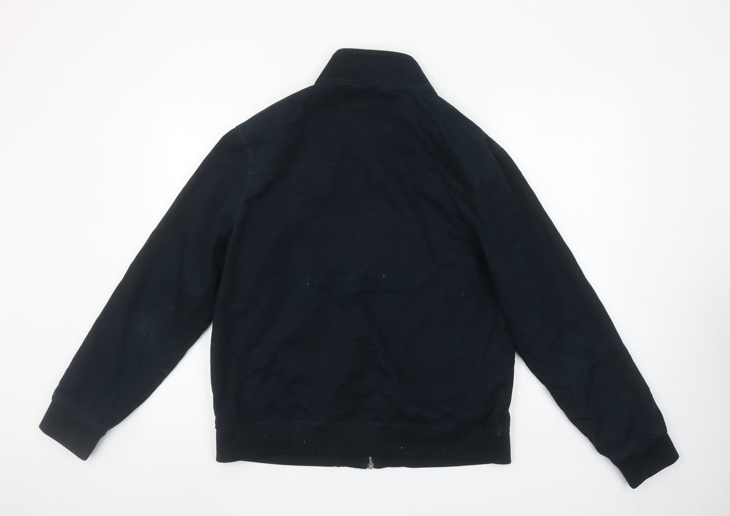 Farah Men's Black Organic Cotton Bomber Jacket L