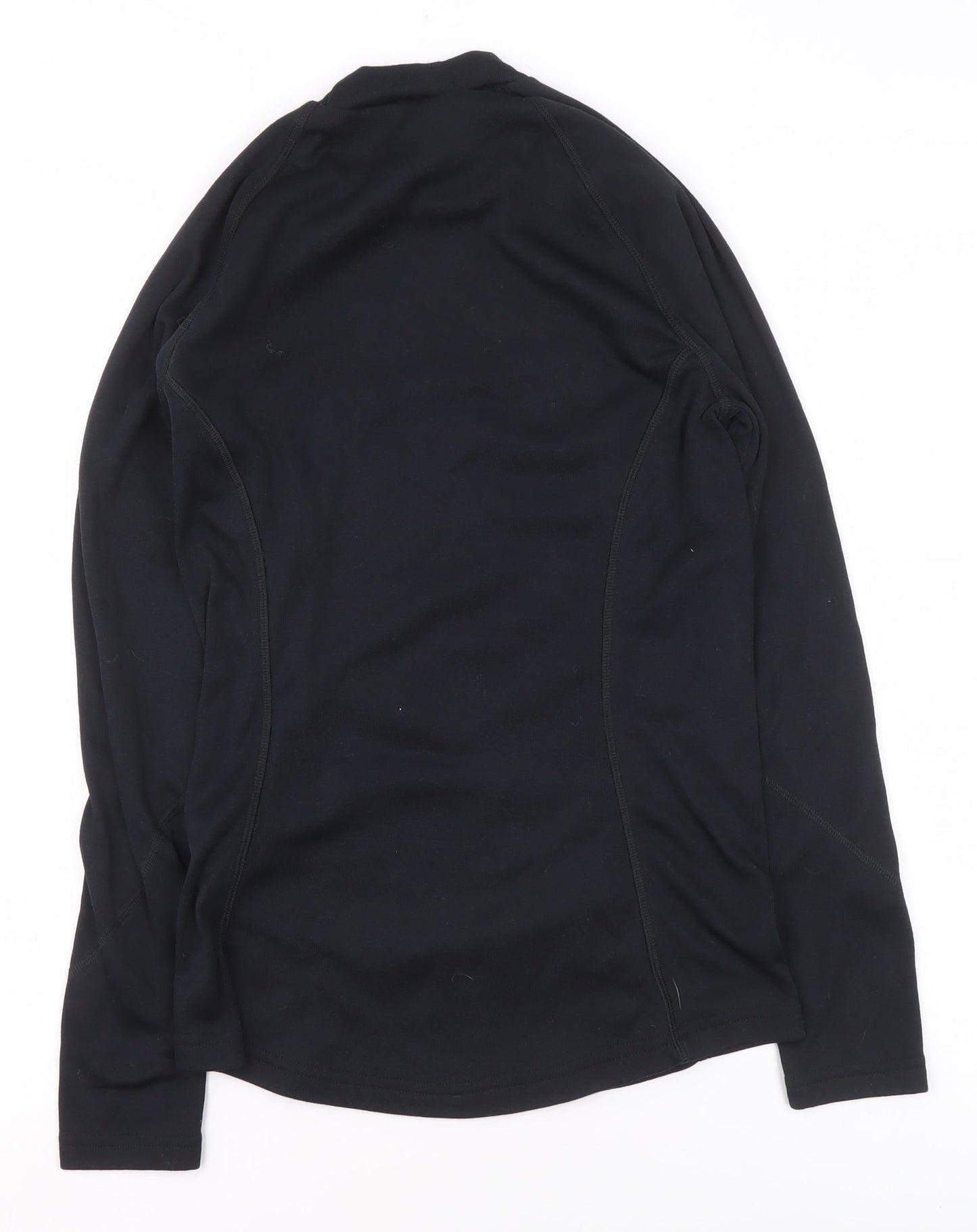 Decathlon Women’s Black Mock Neck Long Sleeve Athletic Top M