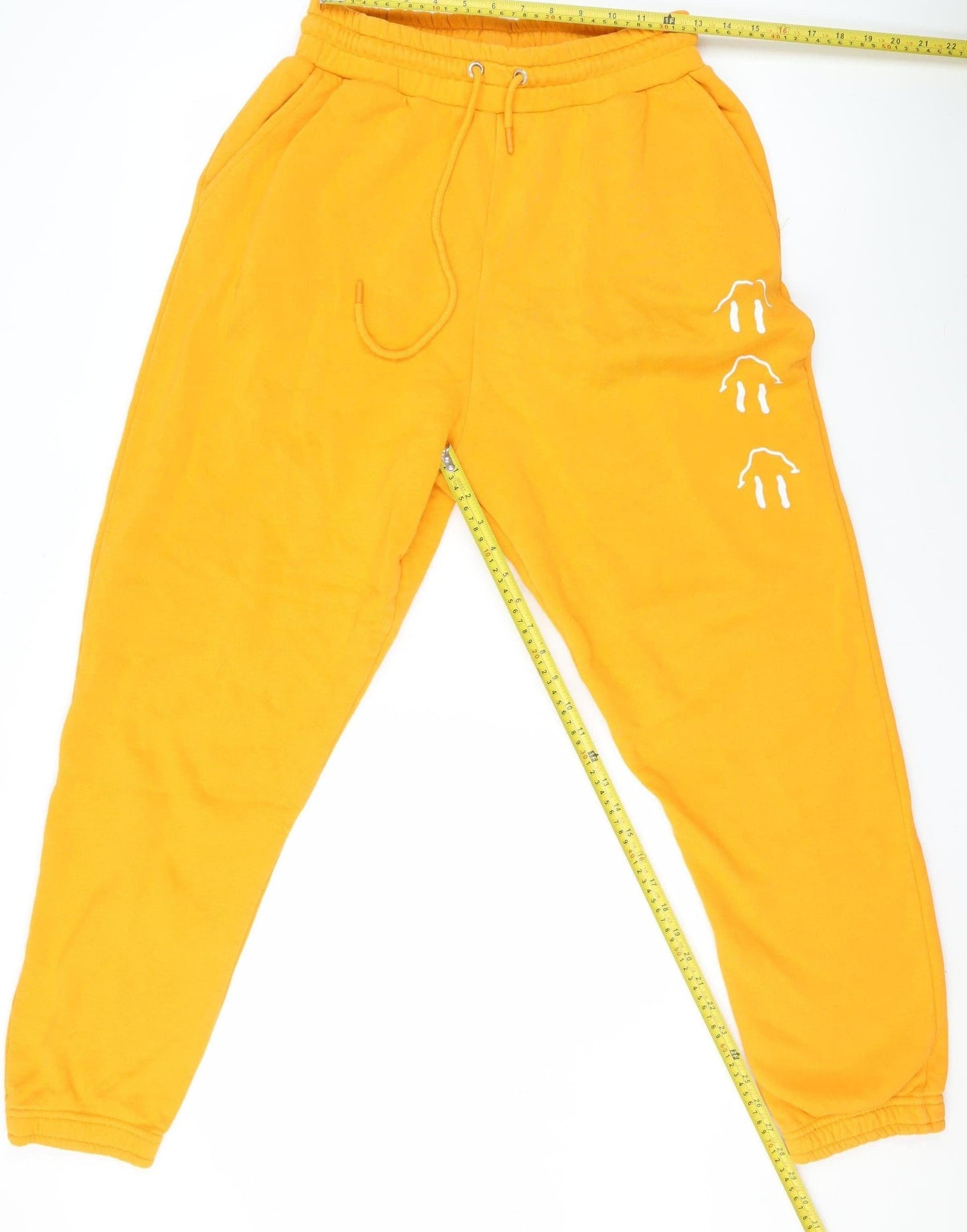 Skinnydip London Womens Yellow Jogger Trousers Size M