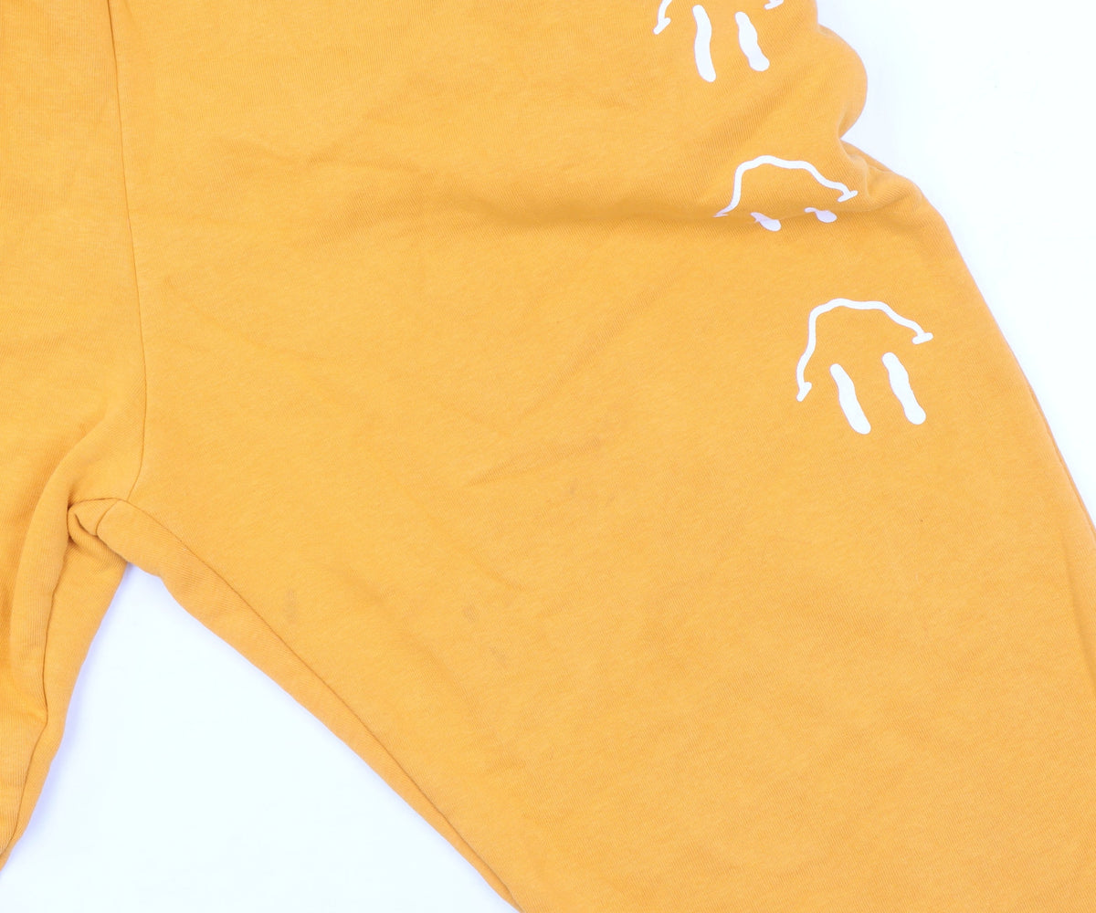 Skinnydip London Womens Yellow Jogger Trousers Size M