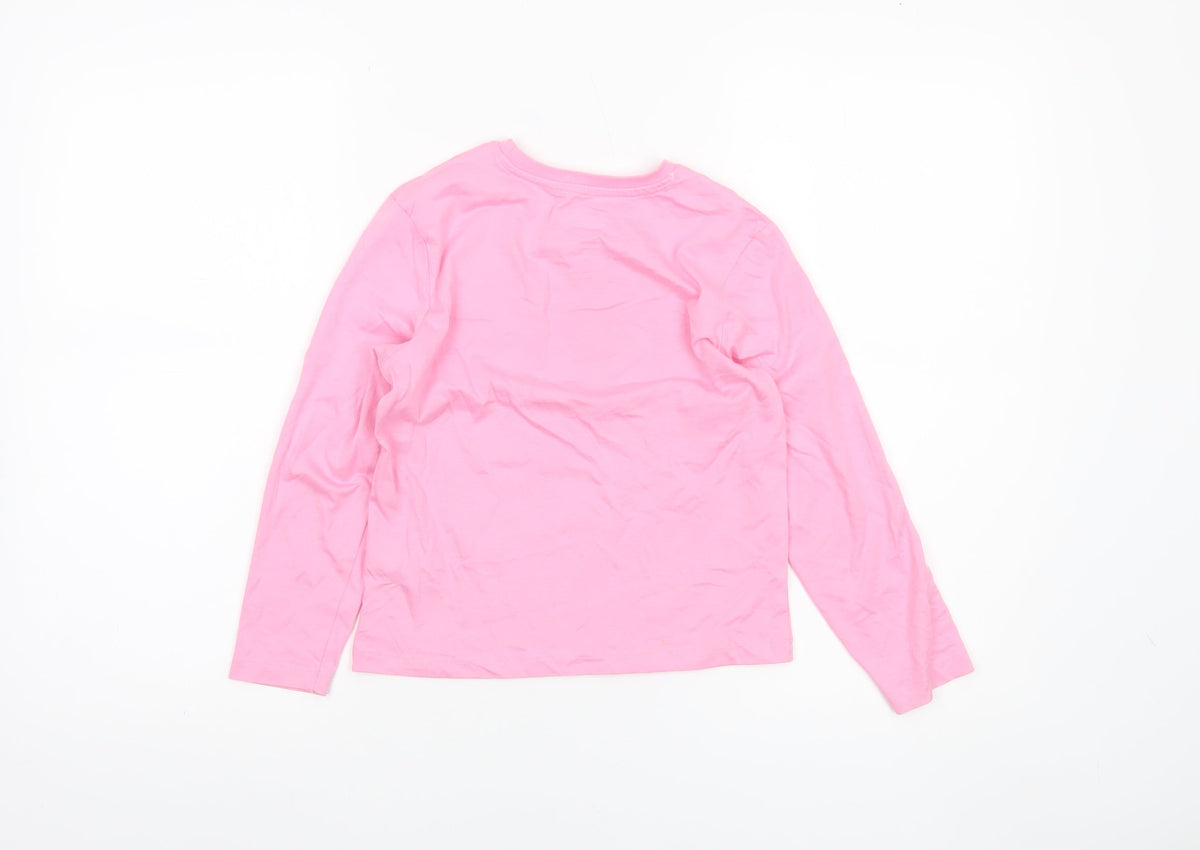 DreamWorks Gabby's Dollhouse Girls Pink Long Sleeve Pyjama Top 6-7 Years