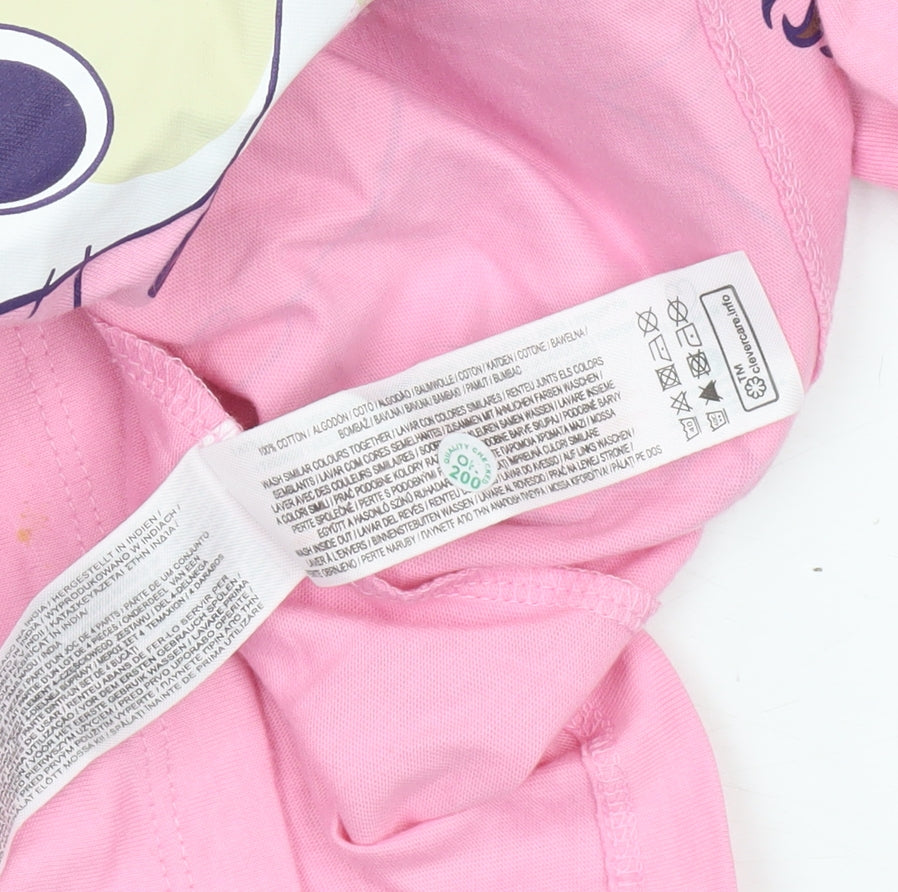 DreamWorks Gabby's Dollhouse Girls Pink Long Sleeve Pyjama Top 6-7 Years
