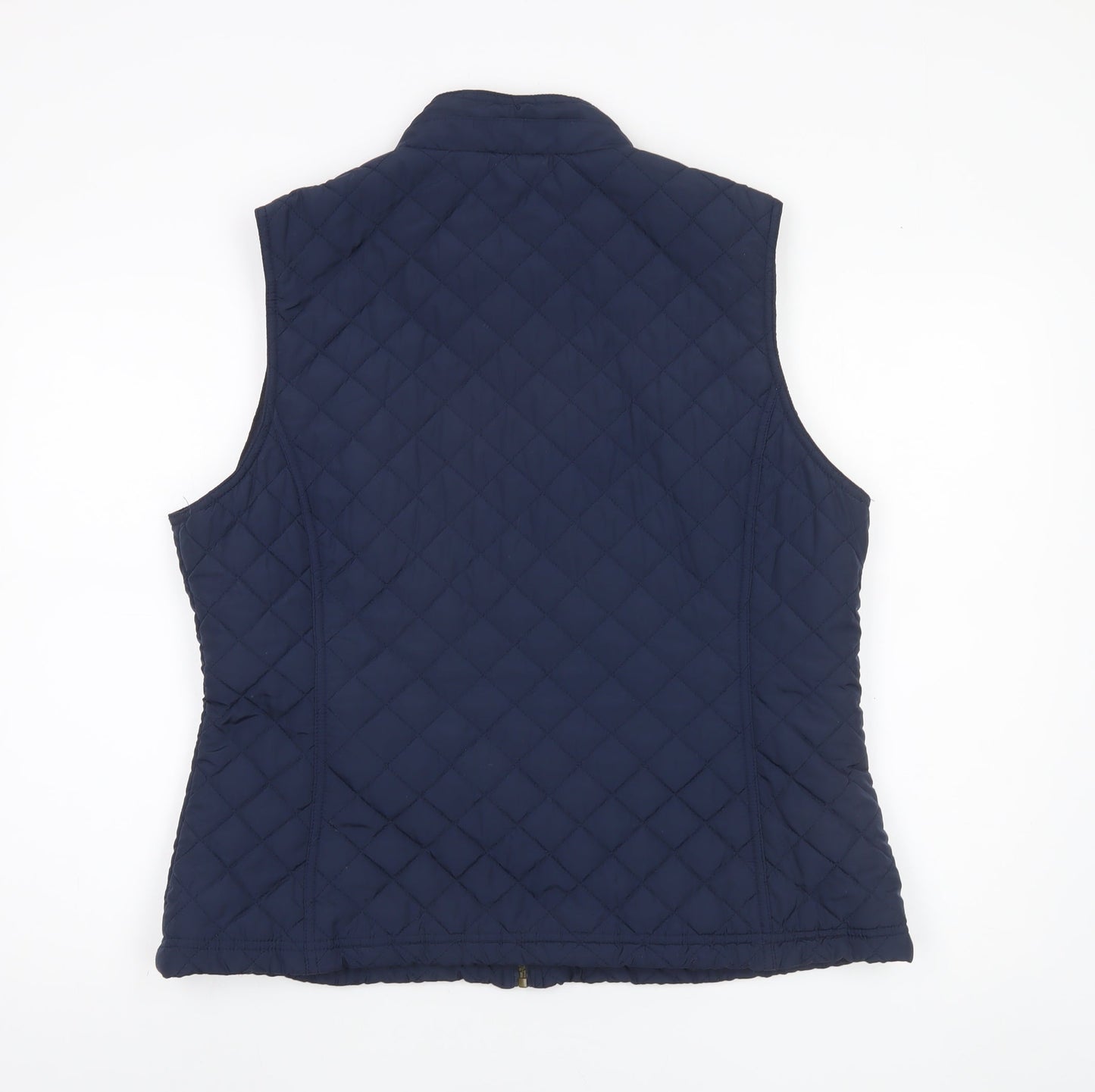 Betty Kay London Women's Blue Quilted Padded Waistcoat XL