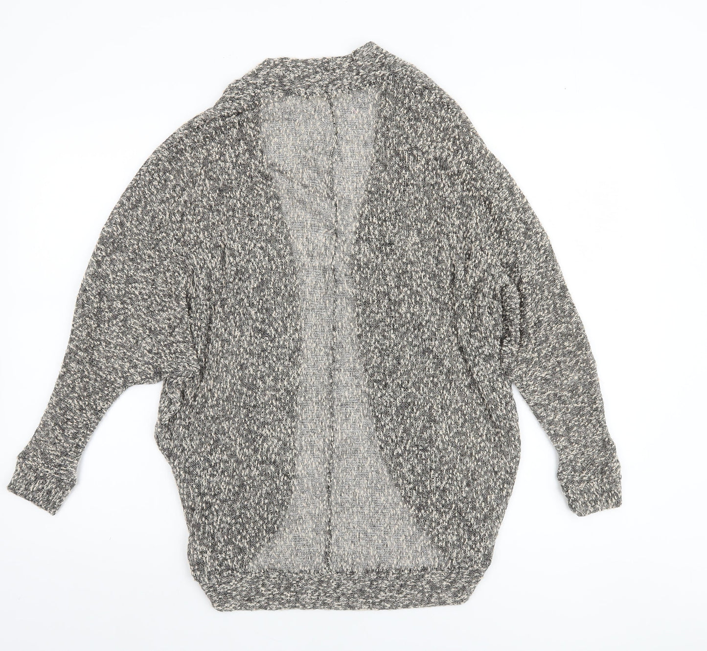 Darling Not Darling Women's Grey Open Knit Dolman Sleeve Cardigan M