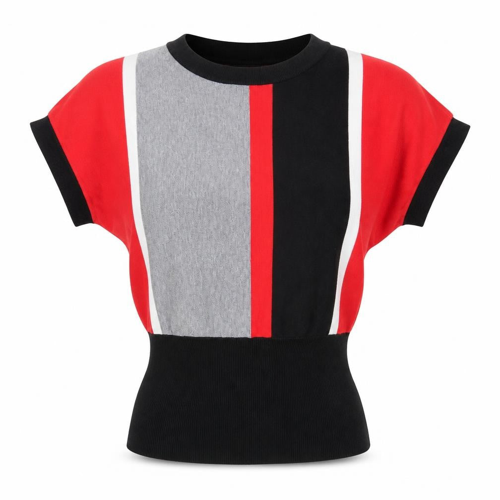 Wallis Petite Women's Multicoloured Striped Pullover Jumper Size S