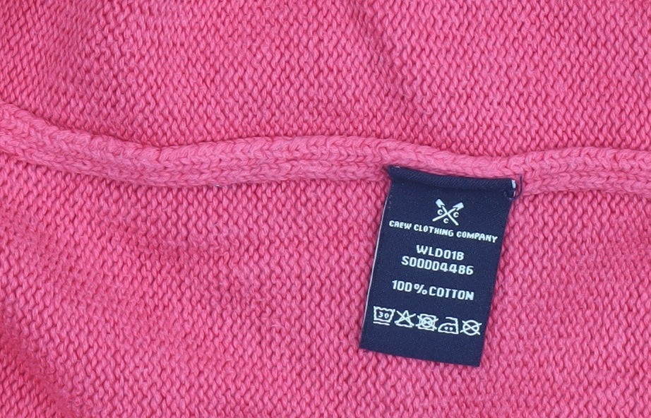 Crew Clothing Company Women's Pink Size 8 Cotton Cardigan