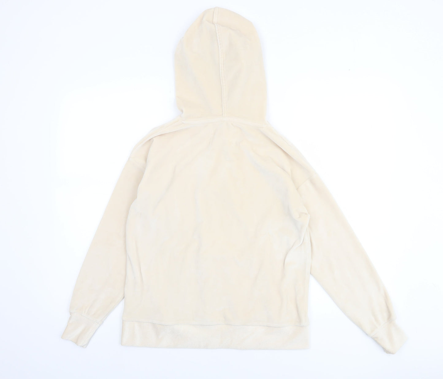 George Women’s Beige Velour Pullover Hoodie Size 4-6