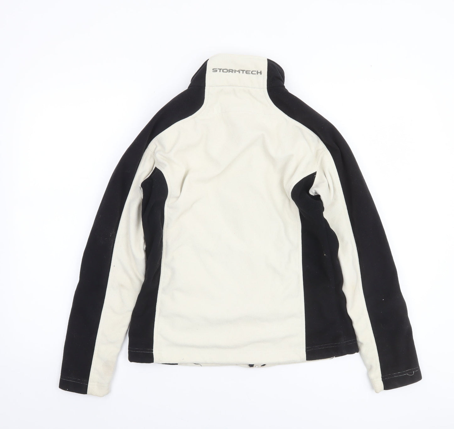 Stormtech Women's Black White Fleece Full Zip Jacket Size S