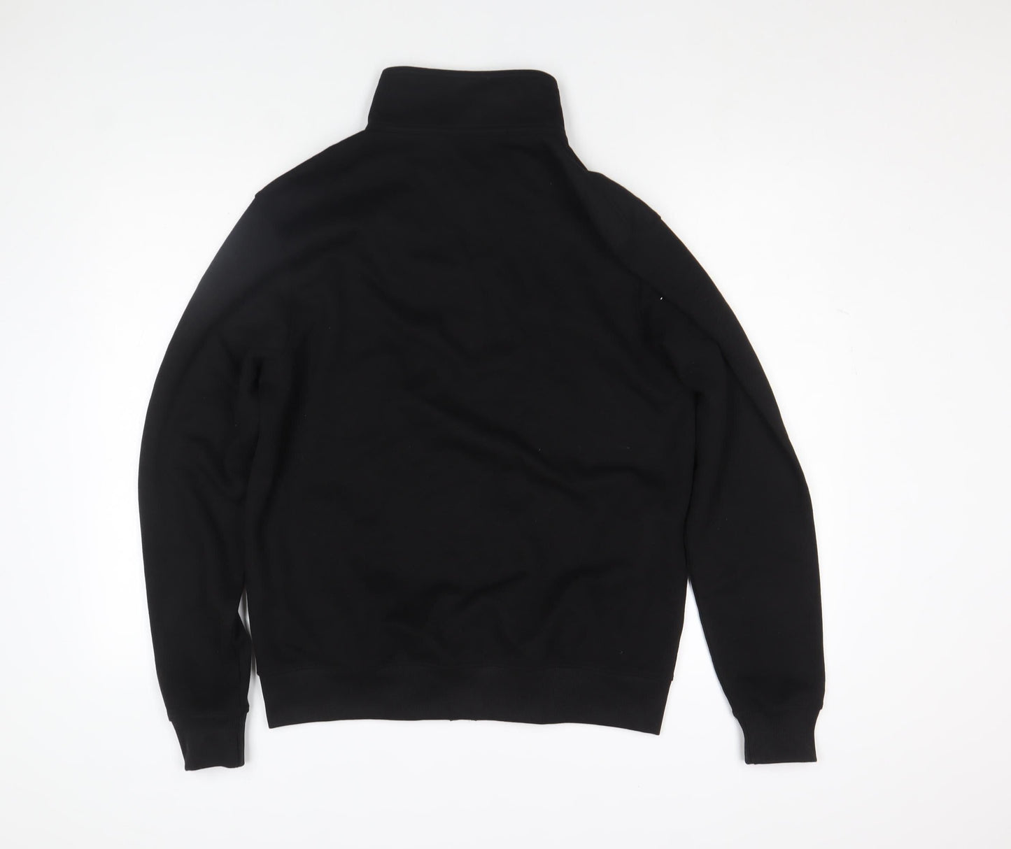 Threadbare Men's Black M Full Zip Stand-Up Collar Jacket
