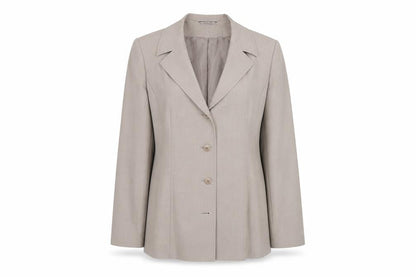 George Essentials Beige Women's Classic Blazer Size 12 Lined Workwear Jacket