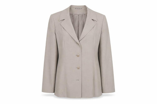 George Essentials Beige Women's Classic Blazer Size 12 Lined Workwear Jacket