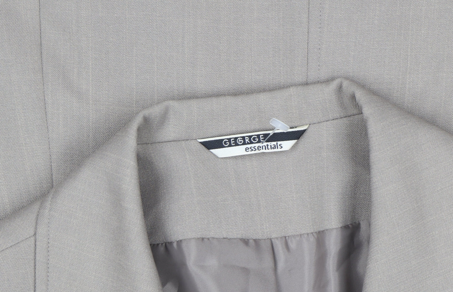 George Essentials Beige Women's Classic Blazer Size 12 Lined Workwear Jacket