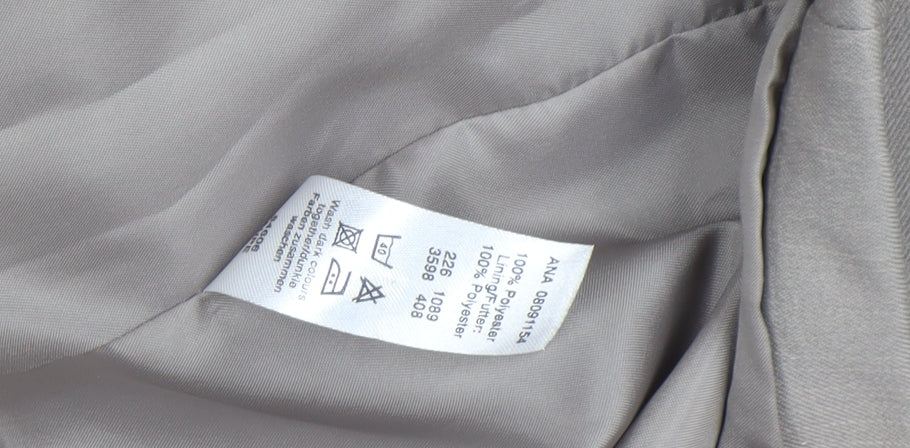 George Essentials Beige Women's Classic Blazer Size 12 Lined Workwear Jacket